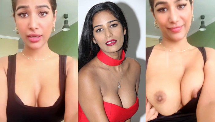 Poonam Pandey Showing Boobies And Saying 